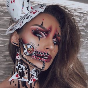 illusion scary halloween makeup