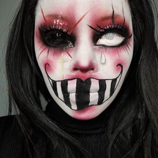 spooky scary halloween makeup