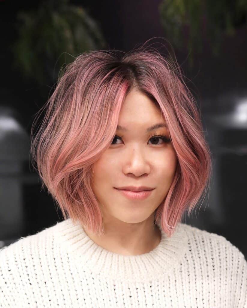 pink bob