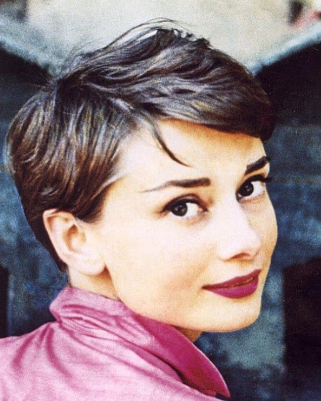 Hepburn inspired pixie cut