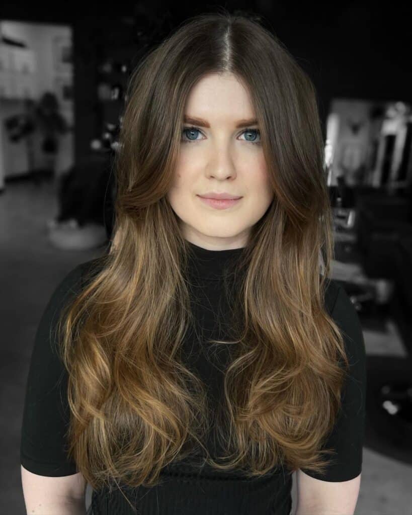 jaw length curtain bangs 