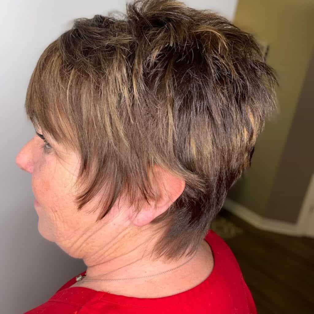 shattered pixie for women over 50 