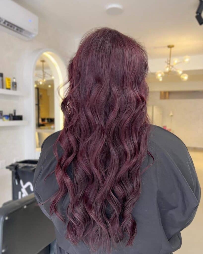 smoky cherry cola hair