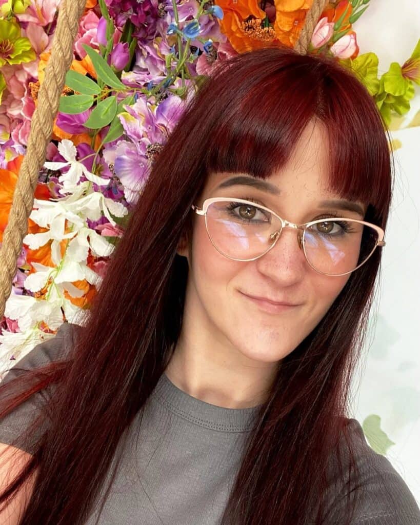 coppery cherry cola hair