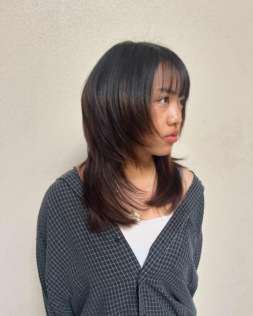 Octopus cut with face framing layers 