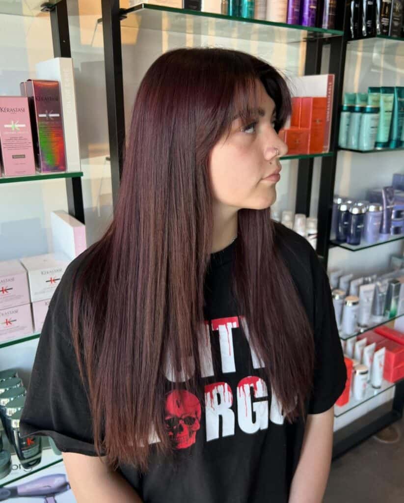 ginger cherry cola hair