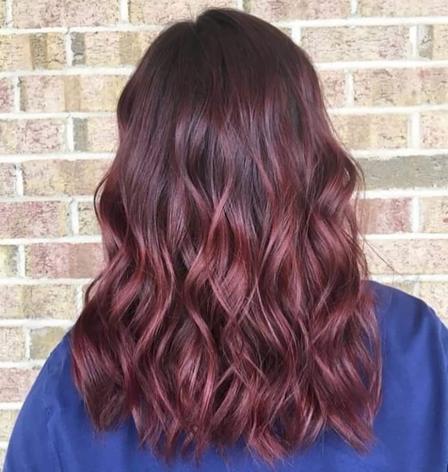 Chocolate cherry cola hair