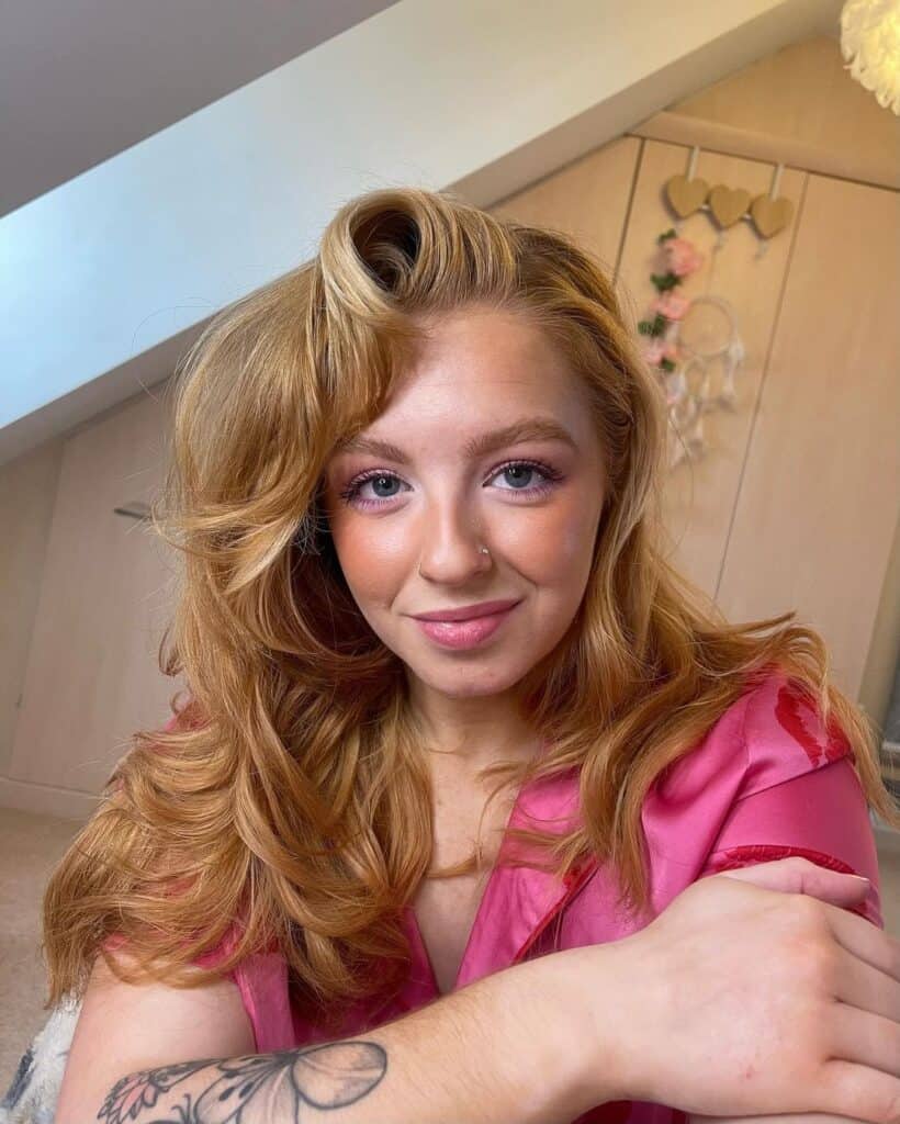 sock bun curls for thin hair