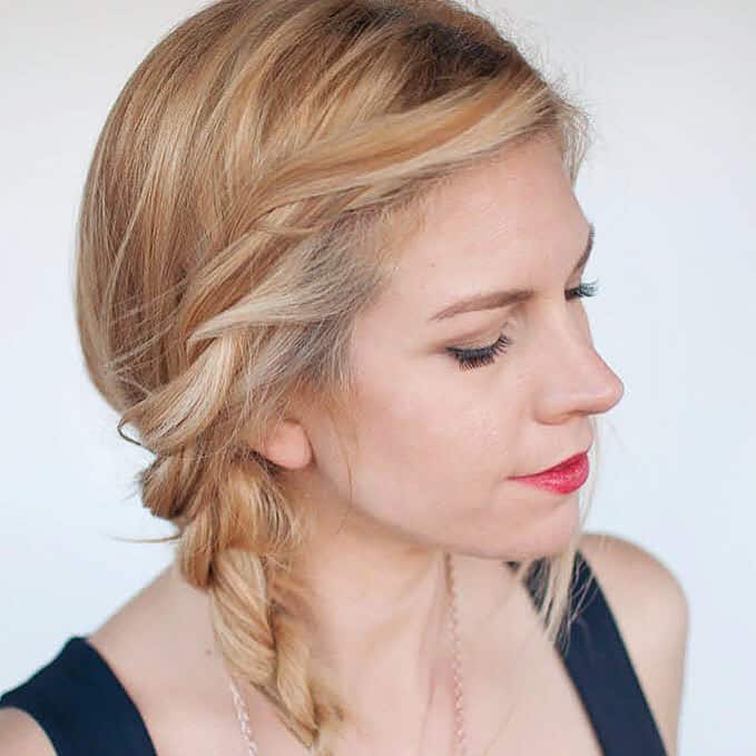rope twist ponytail for thin hair
